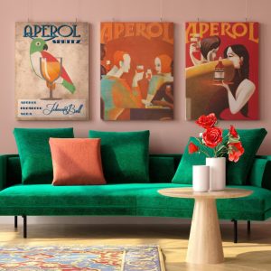 Aperol 4'lü Poster Seti