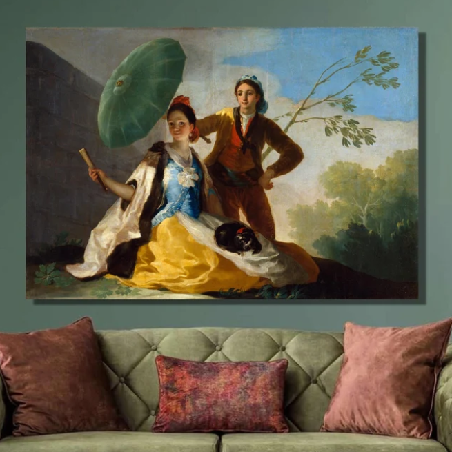 Francisco Goya Parasol Şemsiye Kanvas Tablo