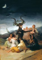 Francisco de Goya Witches Sabbath Kanvas Tablo