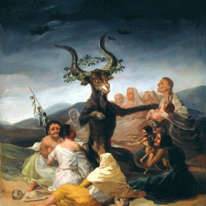 Francisco de Goya Witches Sabbath Kanvas Tablo
