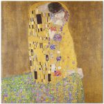 Gustav Klimt The Kiss Kanvas Tablo