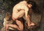 Nicolai Abildgaard The Wounded Philoctetes Kanvas Tablo