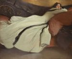 John White Alexander Yaslanmak Kanvas Tablo