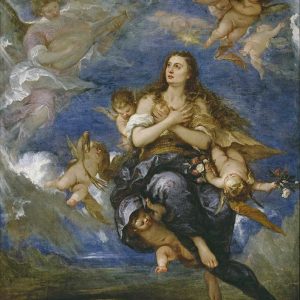 Jose Claudio Antolinez Magdalenanın Yükselişi Kanvas Tablo