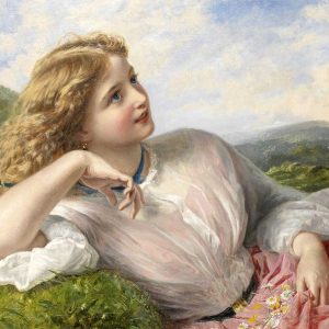 Sophie Gengembre Anderson Tarlakuşunun Şarkısı Kanvas Tablo