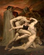 William-Adolphe Bouguereau Dante ve Virgil Kanvas Tablo