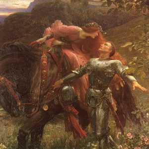 Frank Dicksee La Belle Dame sans Merci Kanvas Tablo