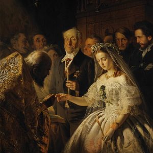 Vasili Pukirev Eşit Olmayan Evlilik Kanvas Tablo