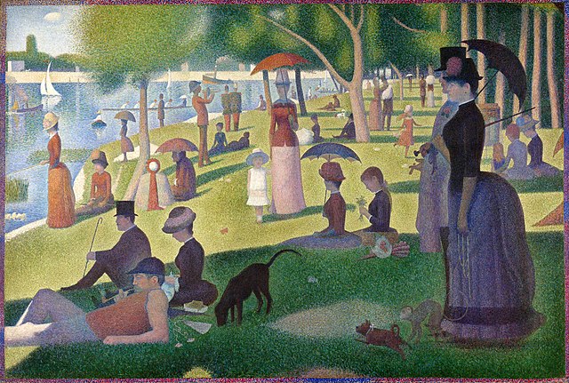 Georges Seurat A Sunday Afternoon on the Island of La Grande Jatte Kanvas Tablo
