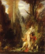 Gustave Moreau  Dejanira (Autumn) Kanvas Tablo