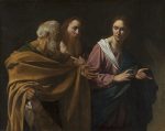 Michelangelo Caravaggio The Calling of Saints Peter and Andrew Kanvas Tablo