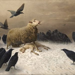 August Friedrich Schenck Anguish Kanvas Tablo