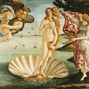Sandro Botticelli Venüs'ün Doğuşu The Birth of Venus Kanvas Tablo