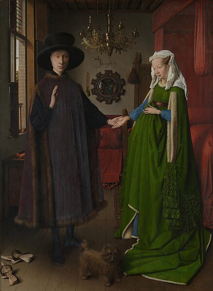 Arnolfini'nin Evlenmesi Jan van Eyck Kanvas Tablo