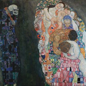 Gustav Klimt Ölüm ve Yaşam Kanvas Tablo