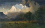 Albert Bierstadt Adams Dağı Washington Kanvas Tablo