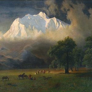 Albert Bierstadt Adams Dağı Washington Kanvas Tablo