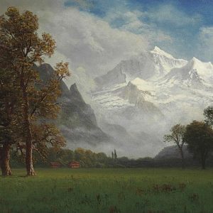 Albert Bierstadt Jungfrau Kanvas Tablo