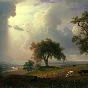 Albert Bierstadt Kaliforniya Baharı Kanvas Tablo