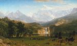 Albert Bierstadt Rocky Dağları Lander Zirvesi Kanvas Tablo