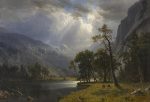 Albert Bierstadt Starr King Dağı, Yosemite Kanvas Tablo
