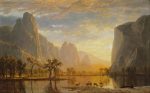 Albert Bierstadt Yosemite Vadisi Kanvas Tablo