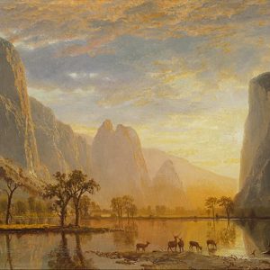 Albert Bierstadt Yosemite Vadisi Kanvas Tablo