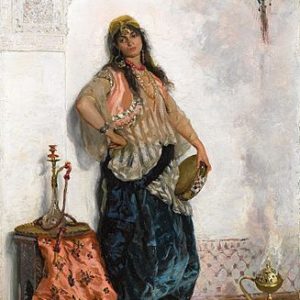 Cesare Biseo Oryantal Dansöz Kanvas Tablo