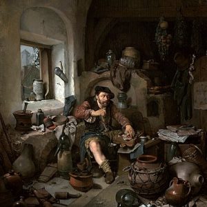 Cornelis Pietersz Bega Kimyager Kanvas Tablo