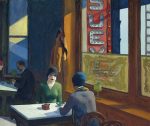 Edward Hopper Chop Suey Kanvas Tablo
