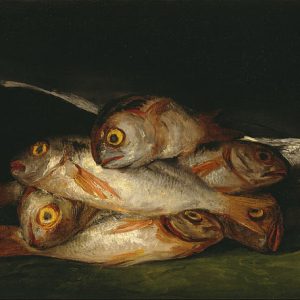 Francisco Goya Altın Çipuralar ile Natürmort Kanvas Tablo