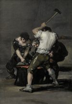 Francisco Goya Demirci Ocağı The Forge Kanvas Tablo