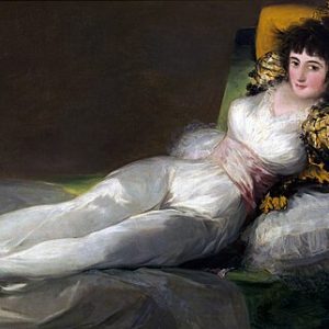 Francisco Goya Maya Giyinikken Kanvas Tablo
