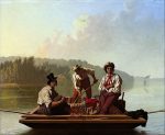 George Caleb Bingham Missouri'de Sandalcılar Kanvas Tablo