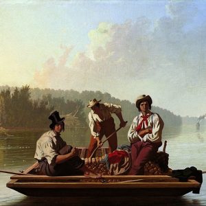 George Caleb Bingham Missouri'de Sandalcılar Kanvas Tablo