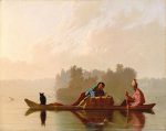 George Caleb Bingham Missouri'deki Kürk Tüccarları Kanvas Tablo