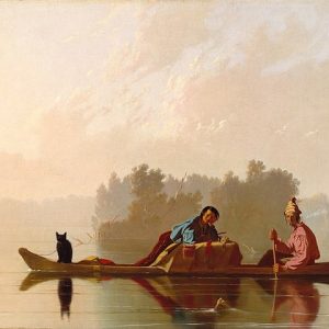 George Caleb Bingham Missouri'deki Kürk Tüccarları Kanvas Tablo