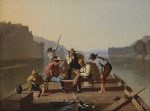George Caleb Bingham Salda Kağıt Oynayanlar Kanvas Tablo