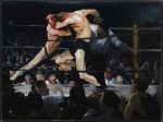 George Wesley Bellows Sharkey'de Erkekler Gecesi Kanvas Tablo