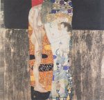 Gustav Klimt Kadın Yaşamında Üç Dönem Kanvas Tablo