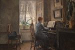 Harriet Backer Chez Moi Kanvas Tablo