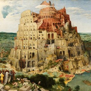 Pieter Bruegel Büyük Babil Kulesi Kanvas Tablo