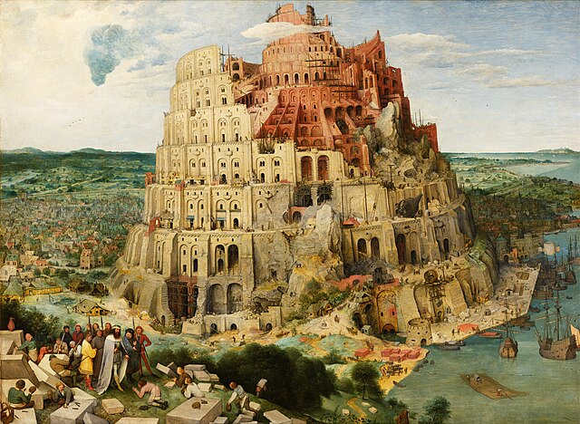 Pieter Bruegel Büyük Babil Kulesi Kanvas Tablo