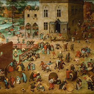 Pieter Bruegel Çocuk Oyunları Kanvas Tablo