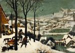 Pieter Bruegel Kardaki Avcılar Kanvas Tablo