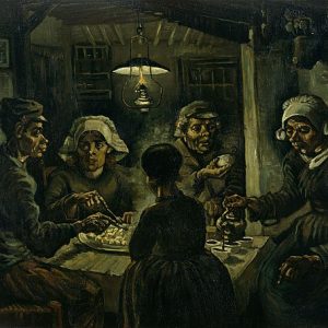 Vincent van Gogh Patates Yiyenler Kanvas Tablo