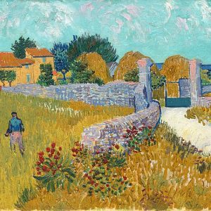 Vincent van Gogh Provence'de Çiftlik Evi Kanvas Tablo