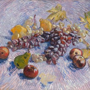 Vincent van Gogh Üzüm Limon Armut ve Elmalar Kanvas Tablo