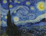 Vincent van Gogh Yıldızlı Gece Kanvas Tablo