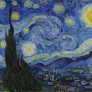 Vincent van Gogh Yıldızlı Gece Kanvas Tablo